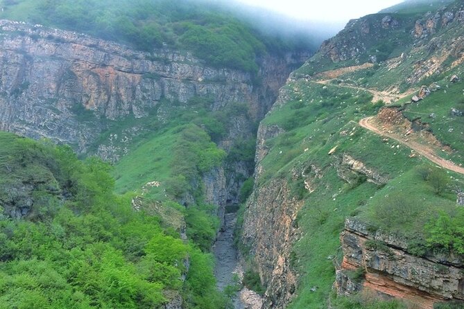 3-Day Hiking & Trekking Tour Remote Villages in Guba Azerbaijan - Day 2: Waterfall, canyon, and the road to Khinalig
