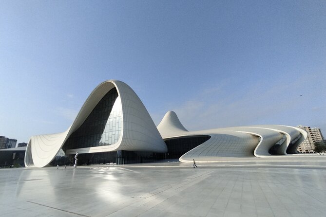 A Full Day Baku City Private Tour - The flowing design of the Heydar Aliyev Centre