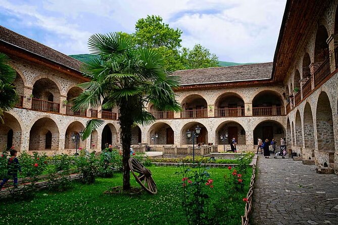 Azerbaijan tour in 2 days/Sheki+Lahij+Gabala up to Georgia Border - Shamakhi Juma Mosque and centuries of worship