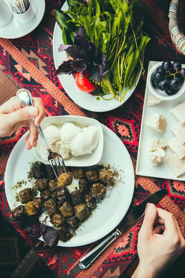 Azerbaijani Cooking Class & Old City Tour & Lunch - Eating what you prepared
