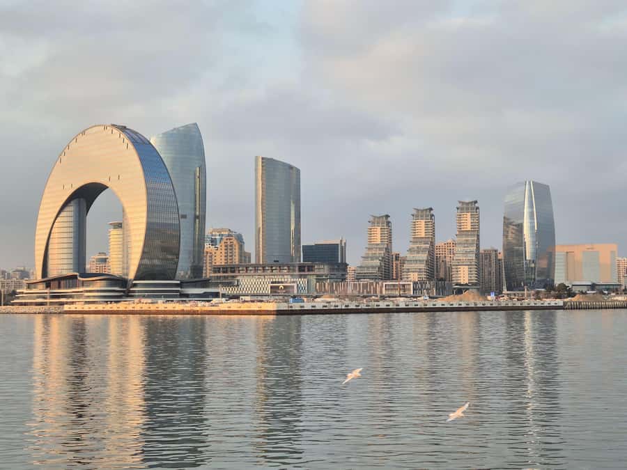 Baku: Caspian Sea Boat Tour with City Skyline Views - Crystal Hall, Flag Square, and the evening lights