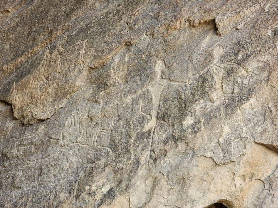 Baku: Gobustan, Mud Volcano, Fire Mount, Temple Lunch Entry - Yanar Dag glows with natural gas