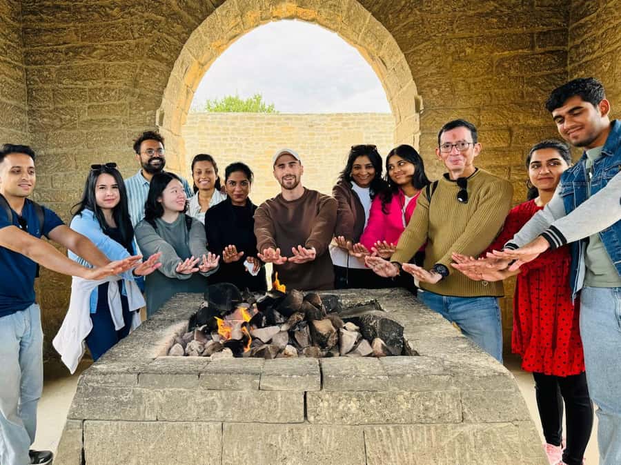Baku: Gobustan, Mud Volcano, Fire Mount, Temple Lunch Entry - Bibiheybat Mosque begins the story