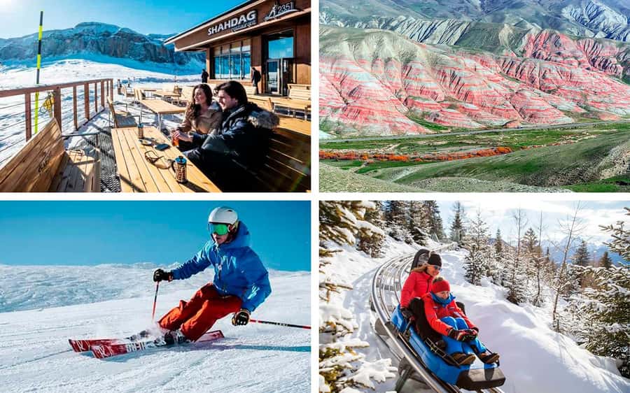 Baku: Guba & Sahdag Tour Lunch included and Laza Waterfall - Shahdag Resort: two hours for rides and mountain air