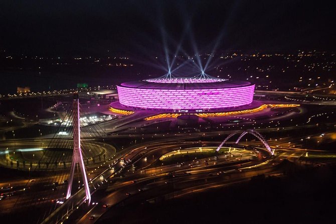 Baku Lights: the Night Tour illuminated by Baku lights - Highland Park delivers the main view