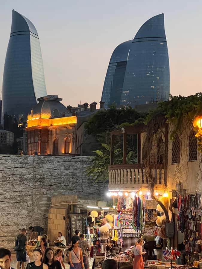 Baku: Night Panoramic Group Tour with Flame Towers 1 - Key points at a glance