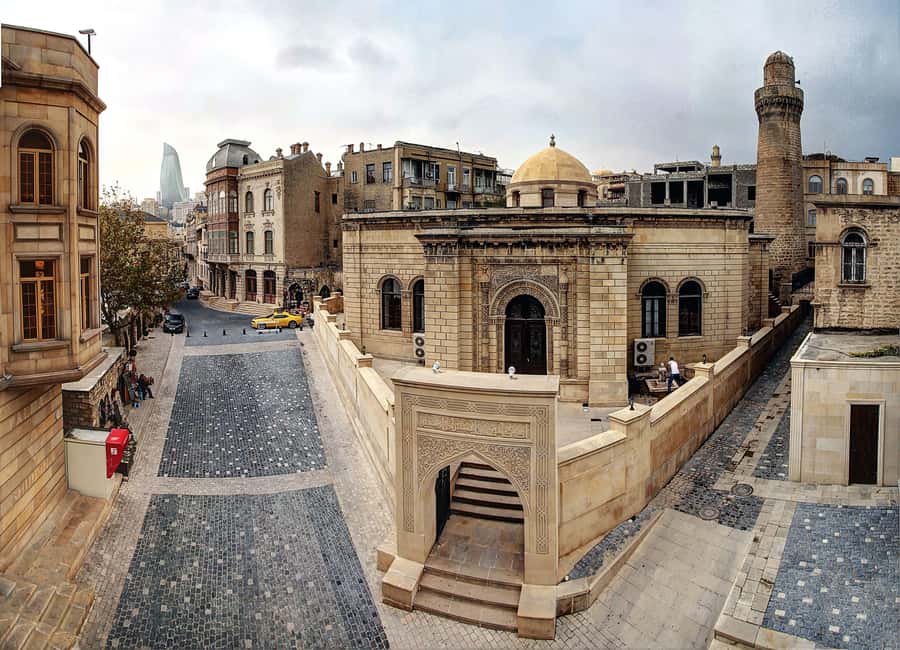 Baku: Stunning Walking Tour of Historical and Modern City - Philarmony Garden and State Philharmonic Hall