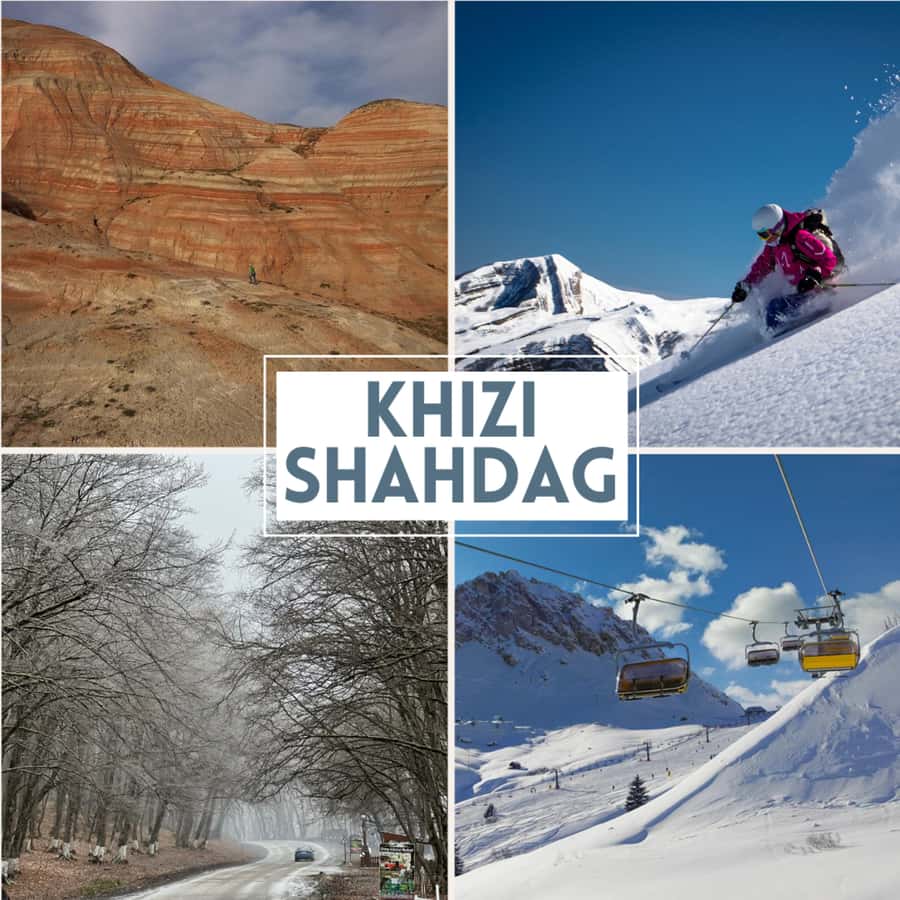 From Baku: Candy Mountains and Shahdag Tour - Gachrash Forest brings a quieter middle of the day