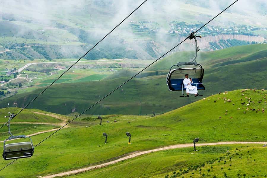 From Baku: Private or Shared Quba & Shahdag Trip with Lunch - Leaving Baku for the Candy Cane Mountains