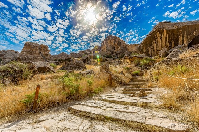 Full day Gobustan & Absheron Tour (Group or Private) - Reading 6,000 ancient petroglyphs at Gobustan