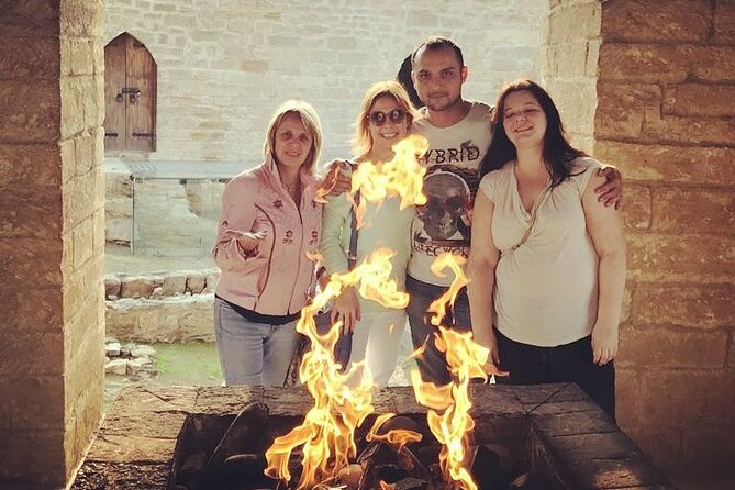 Gobustan and Absheron peninsula ( Group or Private ) TOUR ( All inclusive ) - Yanar Dag, the burning mountain
