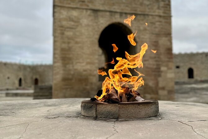 Gobustan & Mud, Fire Temple, Burning Mountain (Group & Private) - Ateshgah Fire Temple explains Baku’s fire traditions