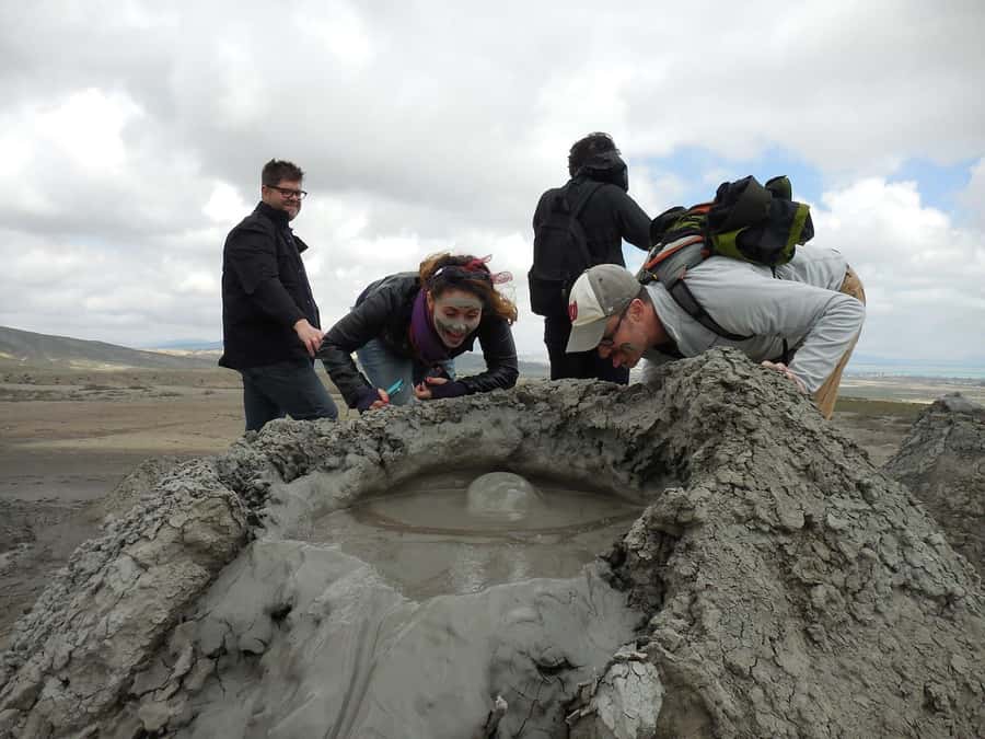 Gobustan & Mud, Fire Temple, Burning Mountain, H.A. Center - Mud volcanoes: the day’s most unusual stop