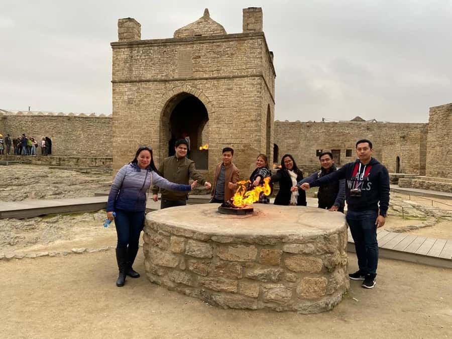 Gobustan & Mud, Fire Temple, Burning Mountain, H.A. Center - Lunch: simple, local, and not included