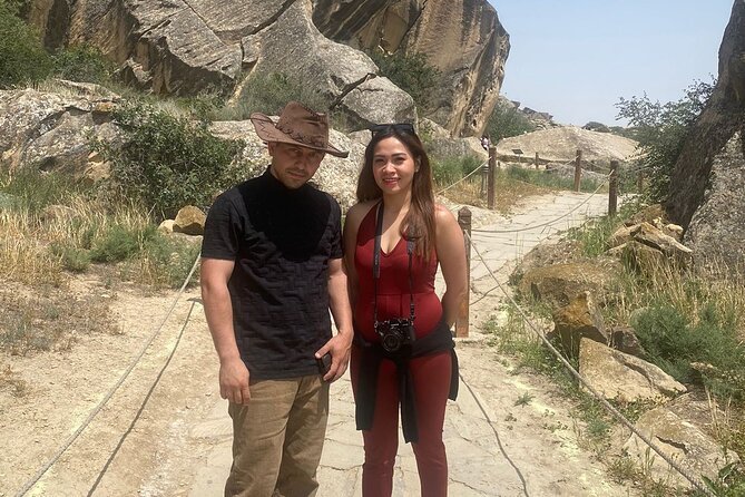 Gobustan, Mud Volcano, Burning Mountain and Fire Temple Tour - Gobustan: Stone Age pictures in ravine country