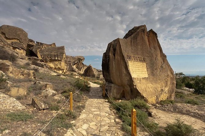 Gobustan, Mud Volcano, Burning Mountain and Fire Temple Tour - Cold mud volcanoes near the Caspian coast