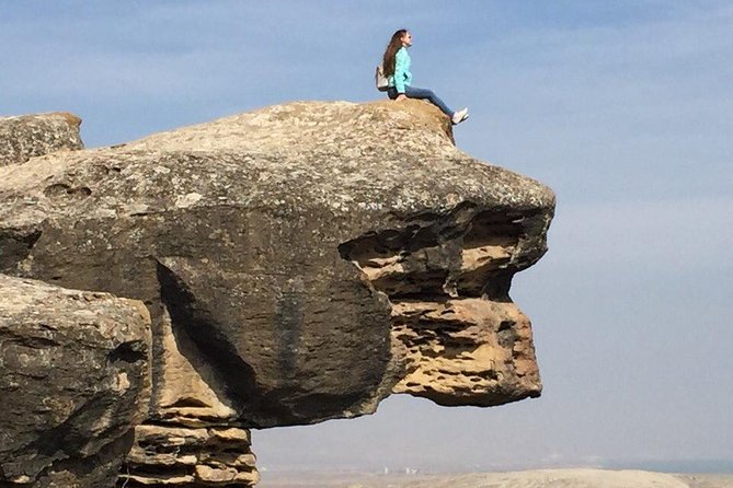 Gobustan Rock Art & Mud Volcanoes Tour - Walking among the rock carvings
