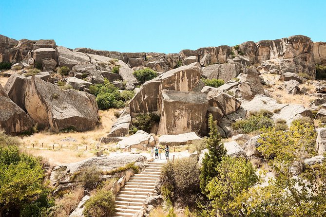 Mud Volcanoes & Gobustan tour (Group & Private) - Reading 40,000 years of rock art at Gobustan