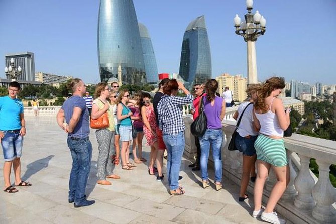 Old and Modern Baku Tour ( Day & Night Time) - Carpet Museum, Baku Boulevard, and the Flame Towers