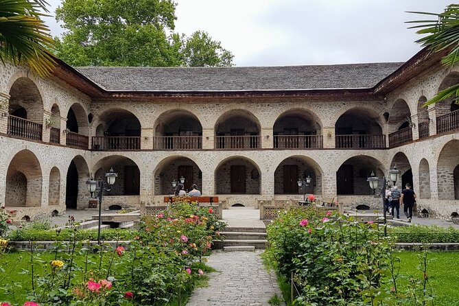 Sheki - Full Day Tour to Five Regions of Azerbaijan - Crossing the hanging bridge in Ismailli